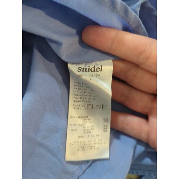 Snidel Blue Floral Mini Dress - Picture 4 of 4